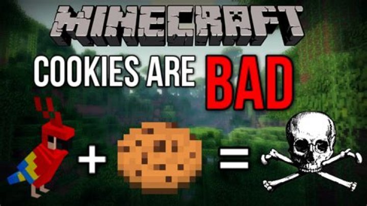 Are cookies poisonous to parrots in Minecraft?