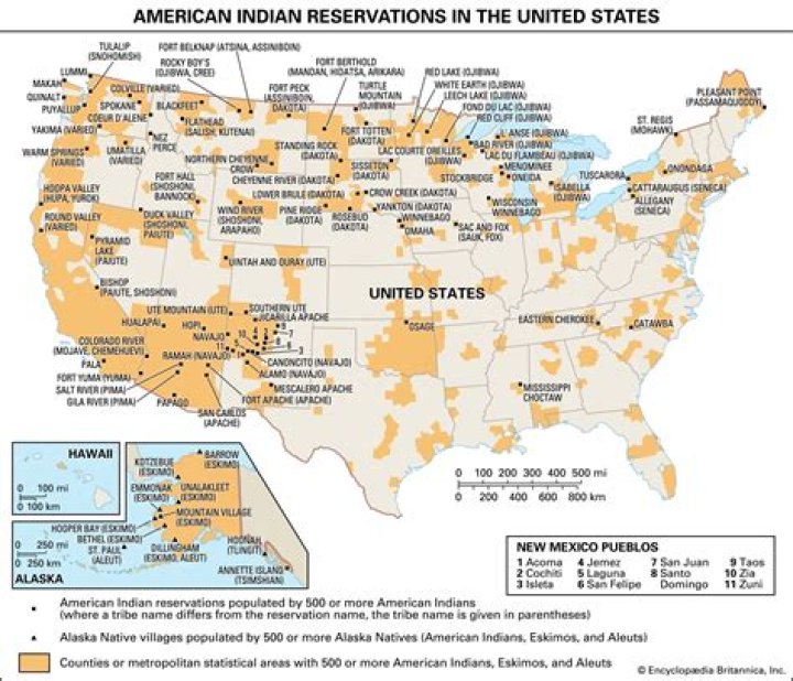 Are there any Native American reservations in Missouri?