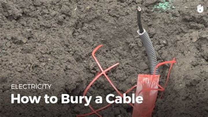 Can coax cable be buried?