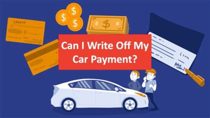 Can I write off my car payment for business?