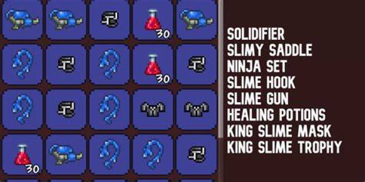 Can King Slime drop Slime Staff?