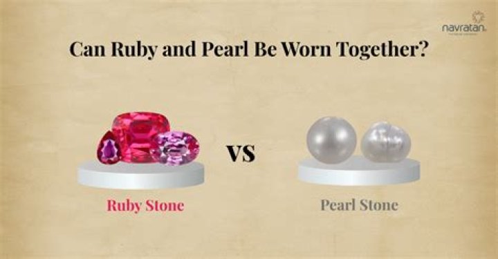 Can ruby and pearl be worn together?