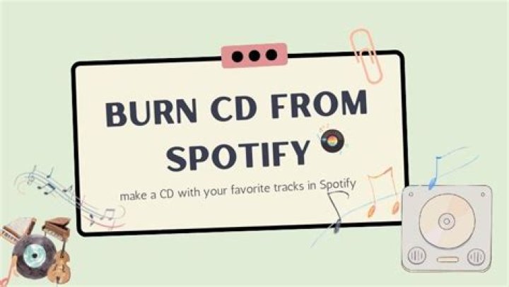 Can you burn Spotify music to CD?