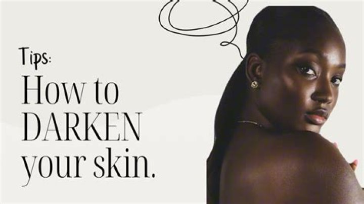 Can you make your skin darker permanently?
