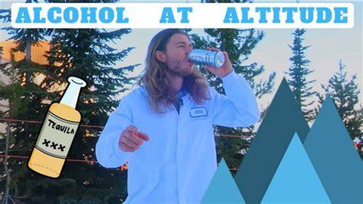 Do you get drunk faster at high elevation?