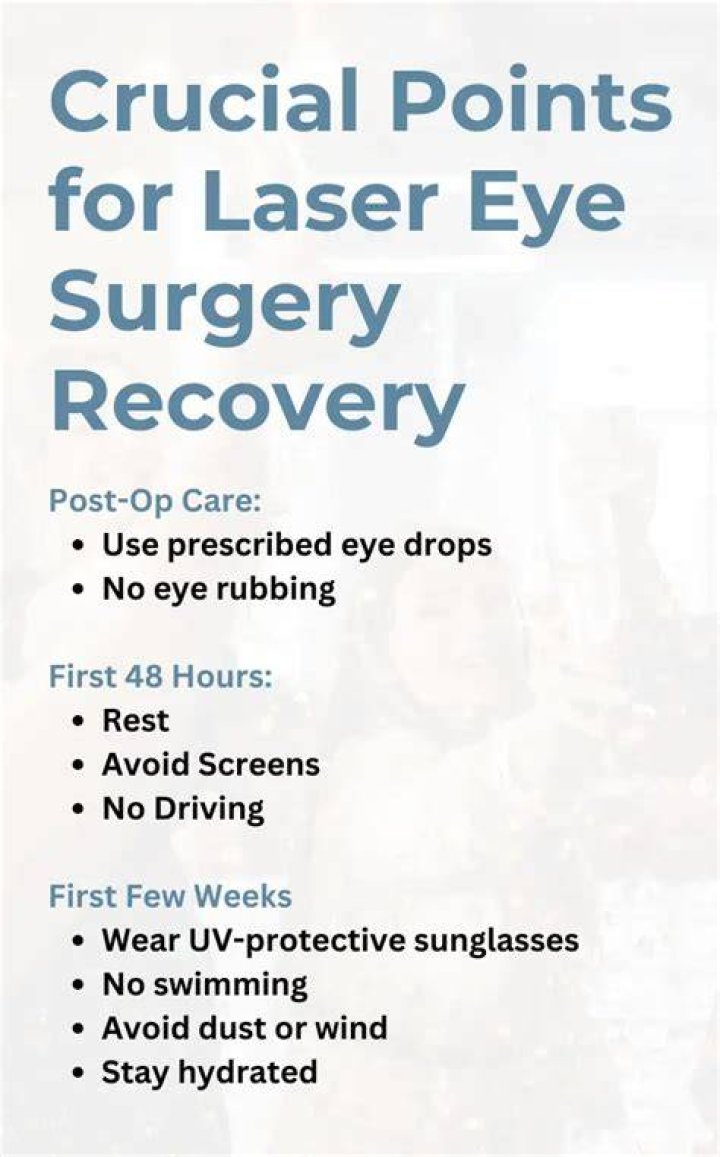 Do you need time off work after laser eye surgery?