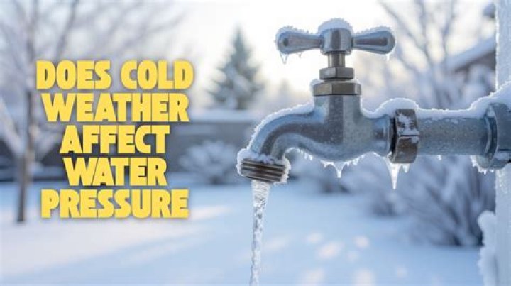 Does cold weather affect water pressure?