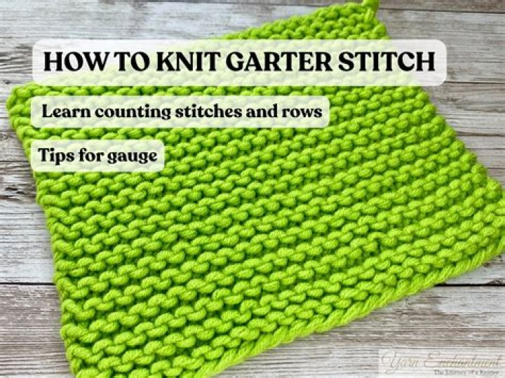 Does garter stitch knit up bigger than stocking stitch?