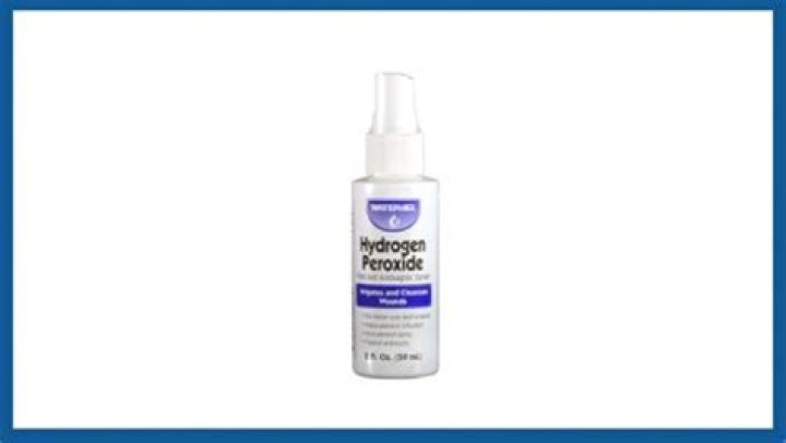 Does hydrogen peroxide remove dried paint?