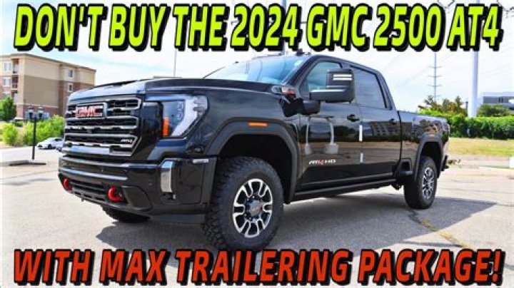 Does the AT4 have max trailering package?
