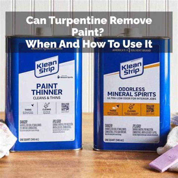 Does turpentine remove wall paint?