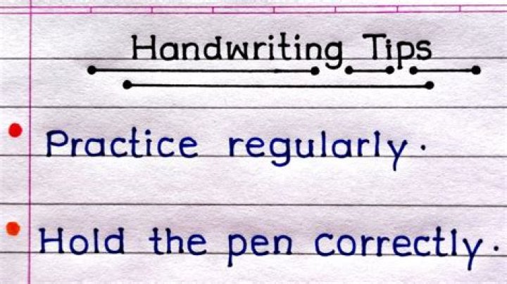How can an adult improve handwriting?