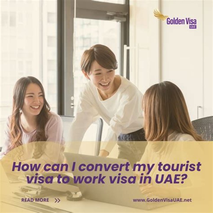 How can I change my tourist visa to work visa in Dubai?