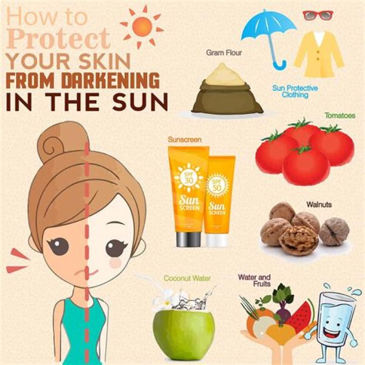 How can I protect my face from sunlight?
