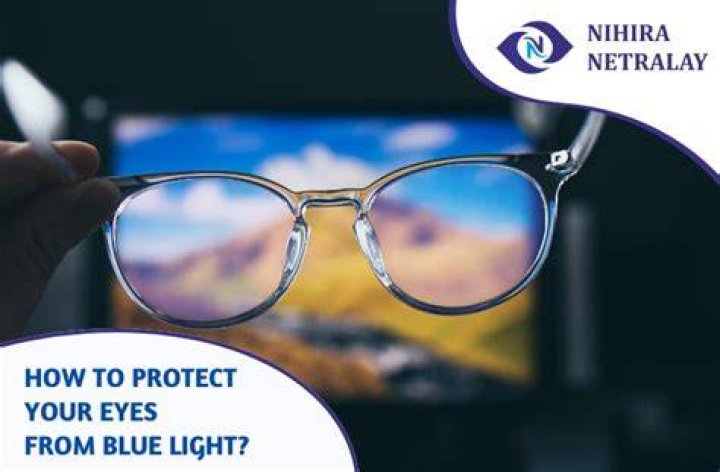 How can we protect our eyes from blue light?