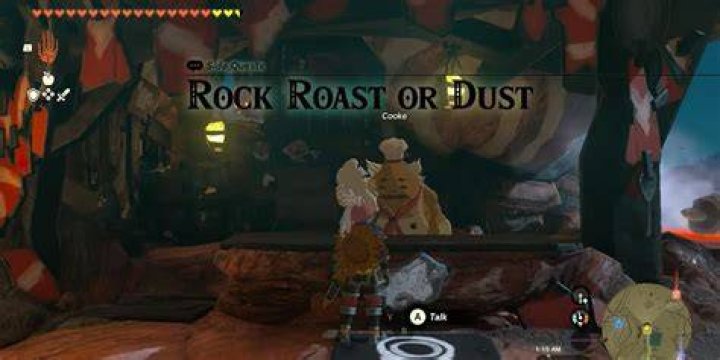 How did Link eat a rock roast?