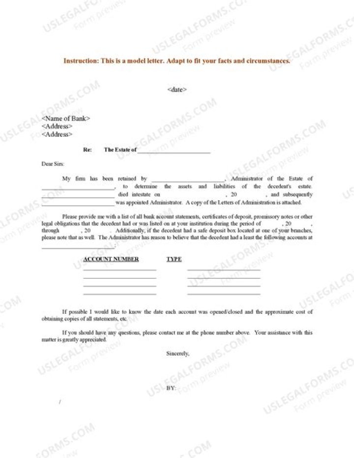 How do I access my deceased husband's bank account?