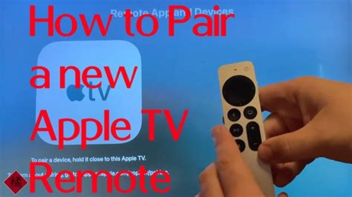 How do I pair my Apple TV Gen 3 remote?