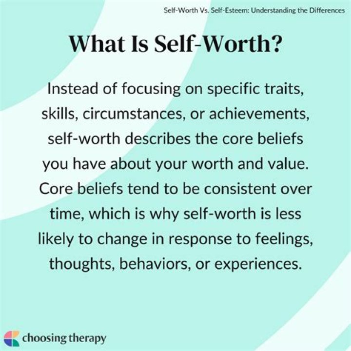 How do I regain my self worth?