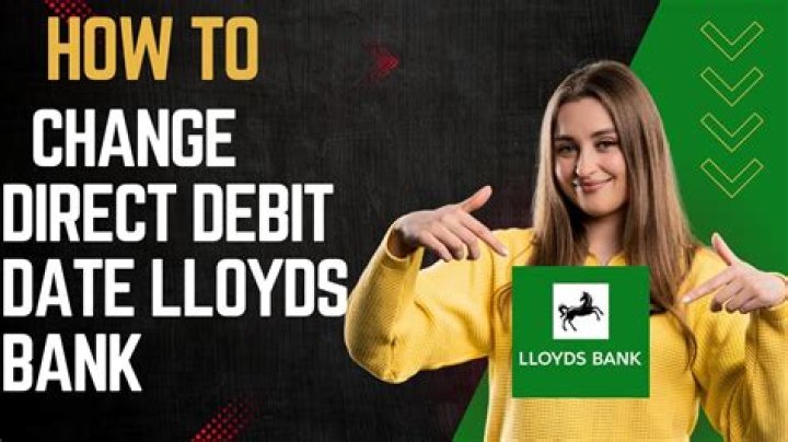 How do I transfer a direct debit to another account Lloyds?