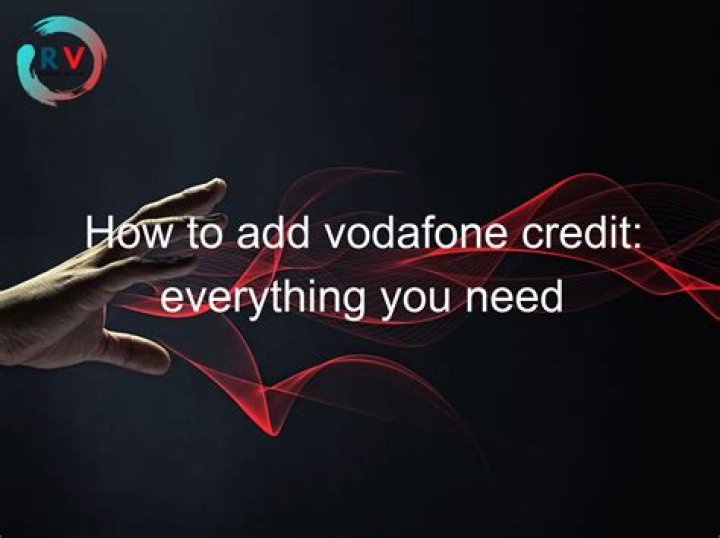 How do I use Vodafone credit?