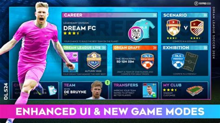 How do you download kits and logos in Dream League Soccer?
