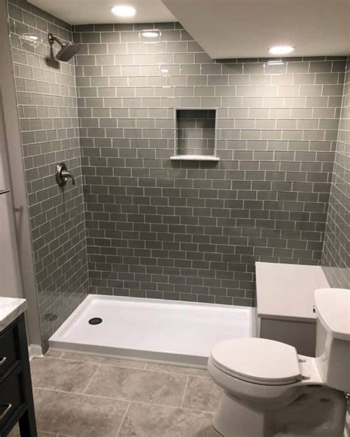 How do you install a walk in shower in a small bathroom?