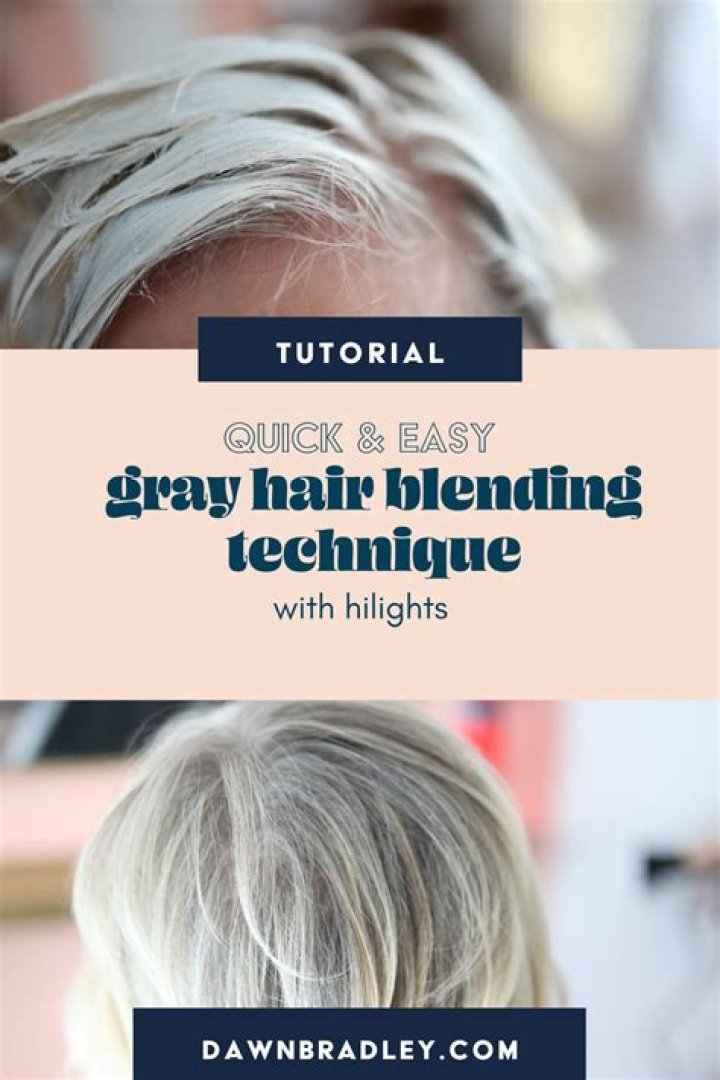 How do you make gray hair sparkle?