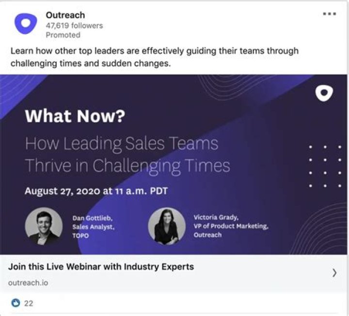 How do you promote a webinar series?