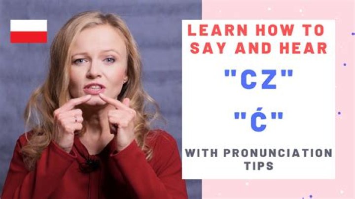 How do you pronounce CZ in Polish?