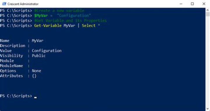 How do you set a variable in PowerShell?