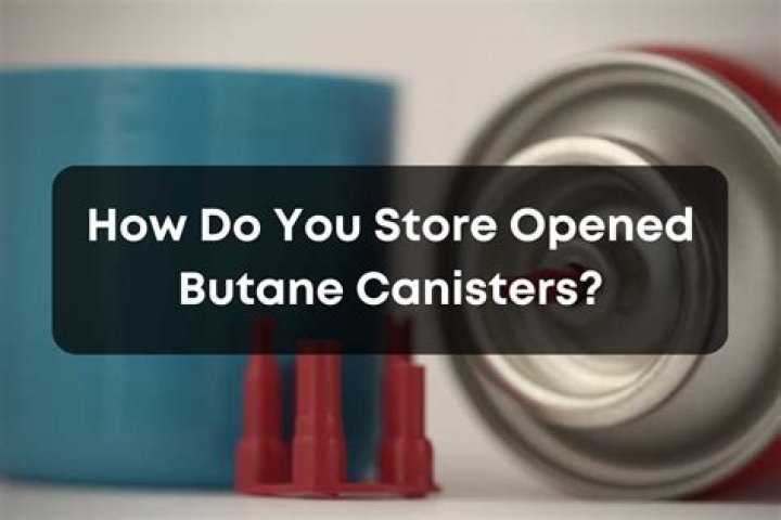 How do you store gas canisters?