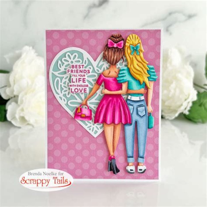 How do you write a best friend card?