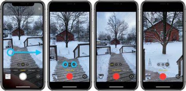 How does time lapse work on iPhone?