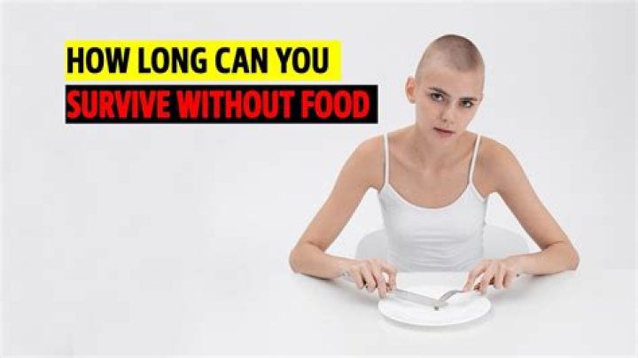 How long can a 300 pound person go without food?