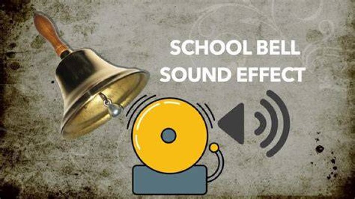 How loud is a school bell?