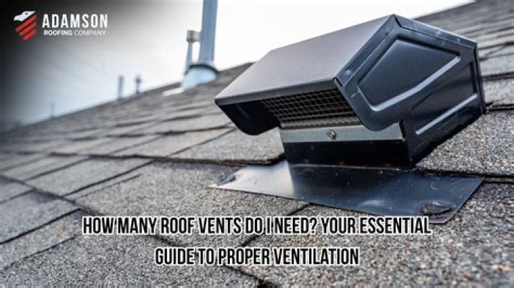 How many solar roof vents do I need?