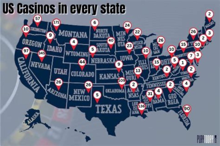 How many states don't have casinos?