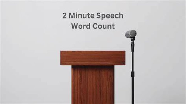 How many words is a 2 minute video?