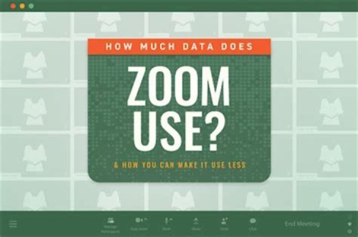 How much data does Zoom use for 3 hours?