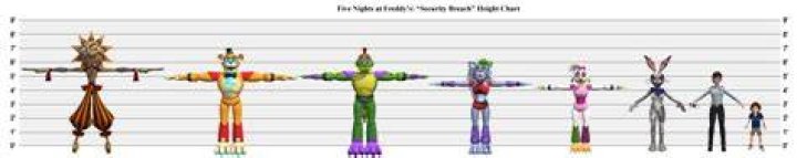 How tall is the sun animatronic?