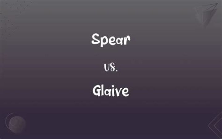 Is Glaive a spear?