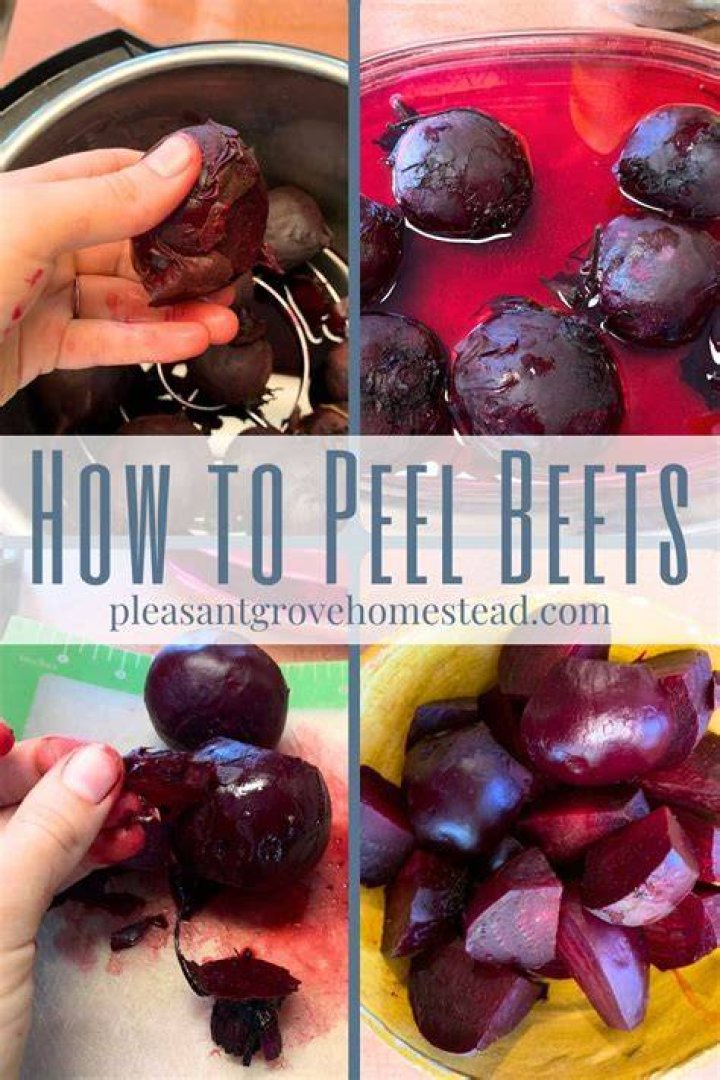 Is it better to peel beets hot or cold?