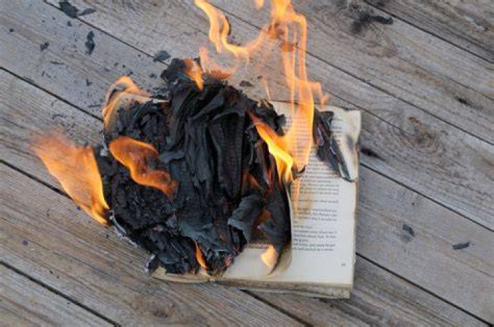 Is it disrespectful to burn a Bible?