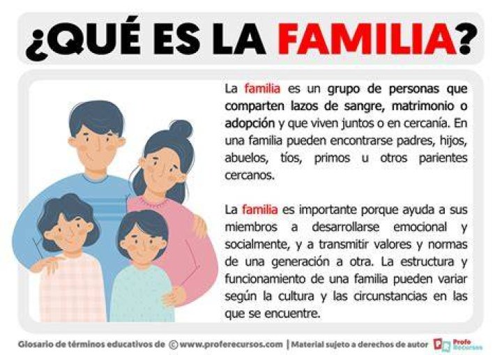 Is it Mi familia or La familia?