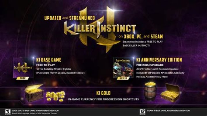 Is Killer Instinct on PC free?