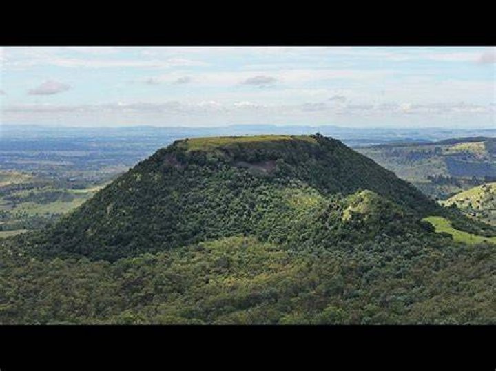 Is Toowoomba built on a volcano?