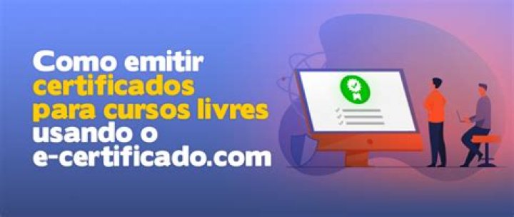 Quem pode emitir certificado de curso livre?