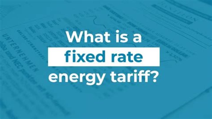 Should I choose a fixed rate energy tariff?