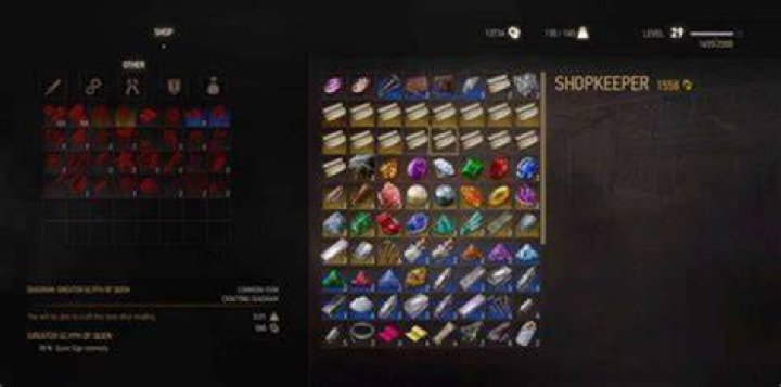 Should I sell magic items Witcher 3?